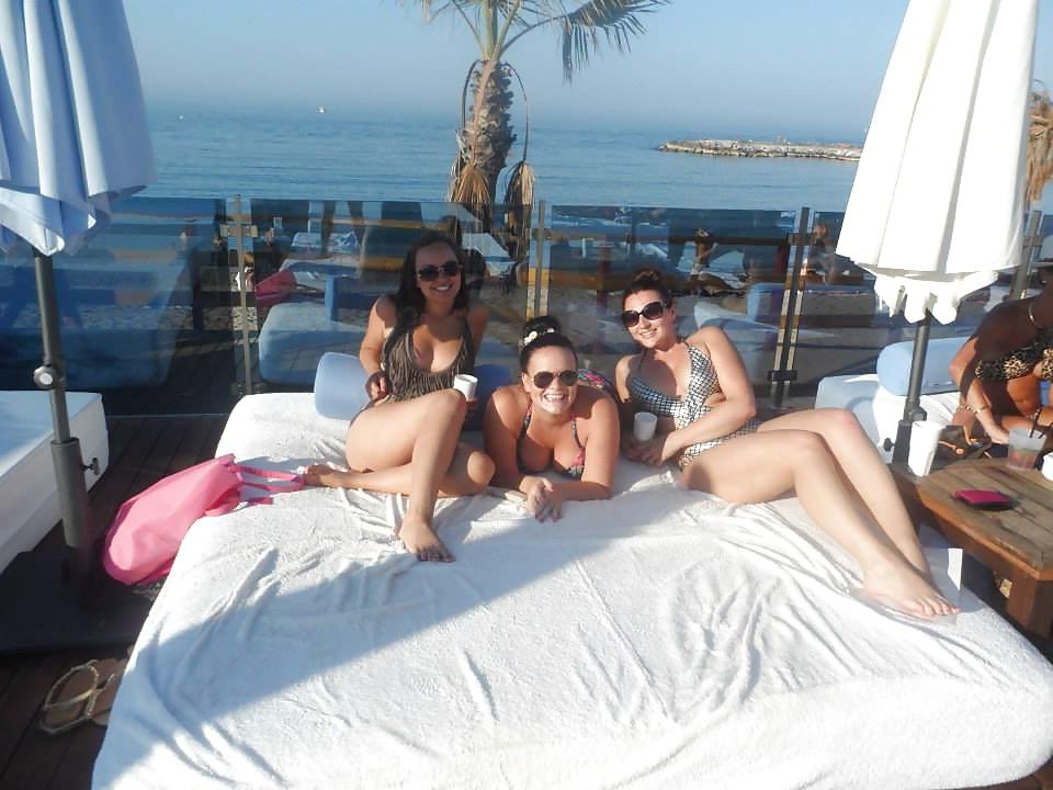 25P Chubby slags seren,amy,charlotte and vicky holiday pics