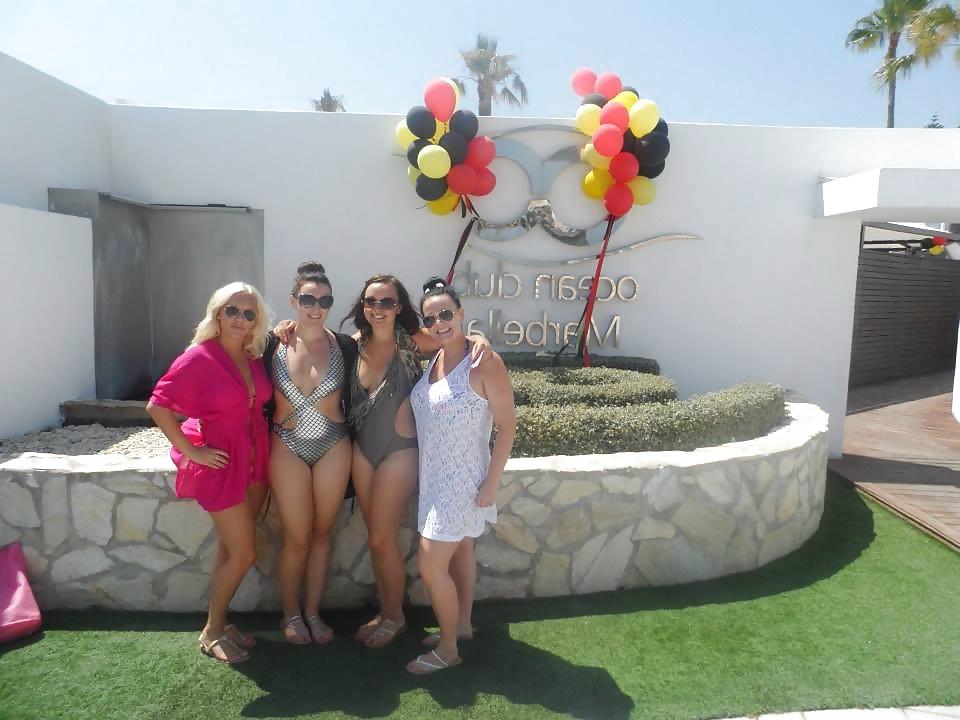 25P Chubby slags seren,amy,charlotte and vicky holiday pics