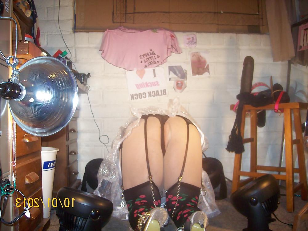 10P Tgirl BBC slut teases casino manager's BBC