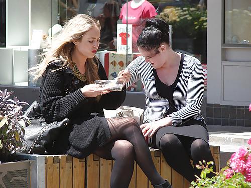 21P Candid Public Legs Feet Pantyhose leggings 