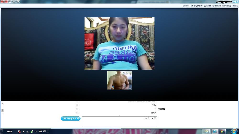4P Skype play with some girls 