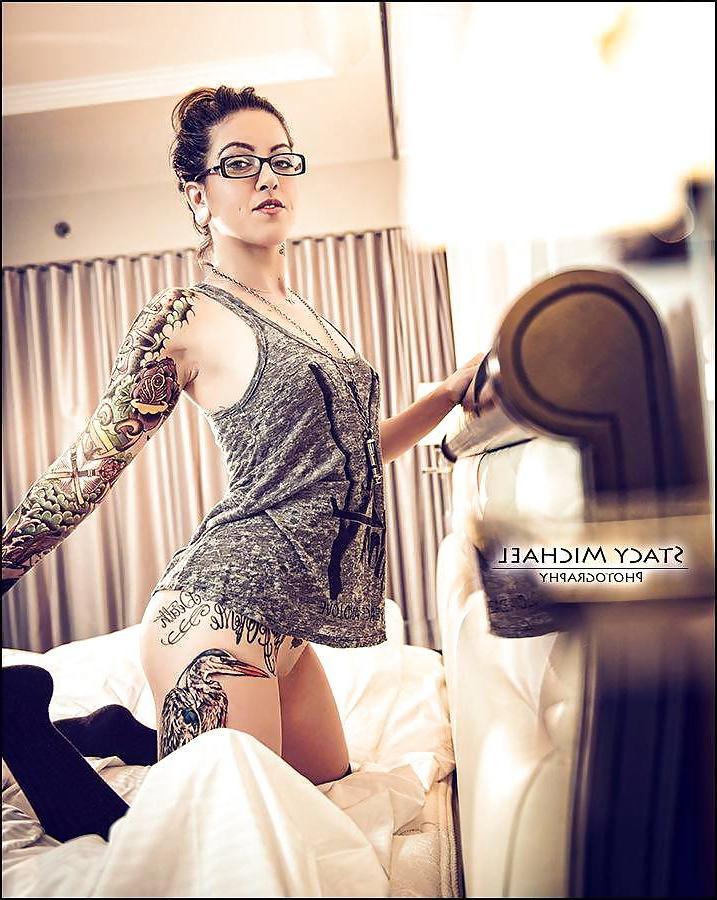 10P Hot Inked Goddess Olivia Black