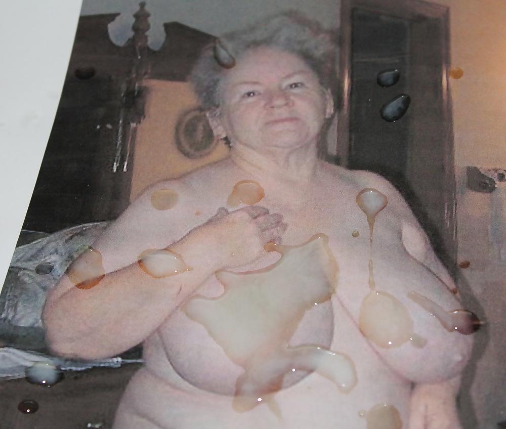 25P Granny Juicy's Hot Cum!