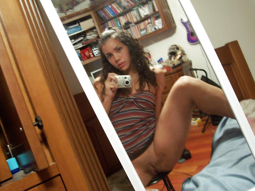25P Teen girl with glasses
