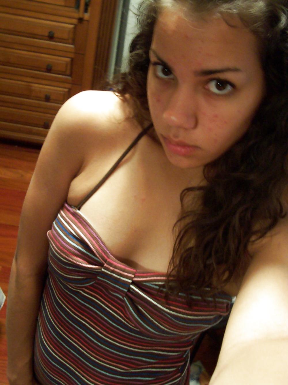 25P Teen girl with glasses