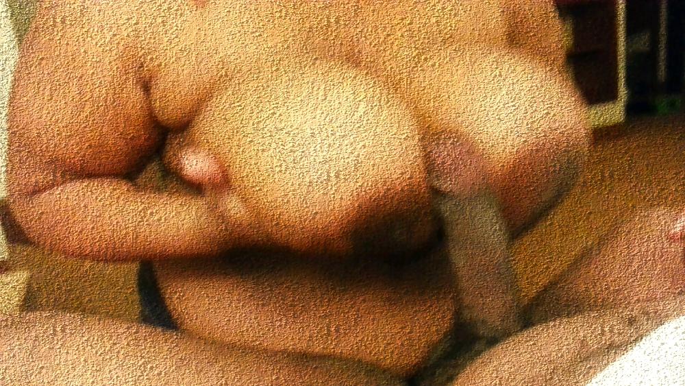 25P My bbw's titty art public