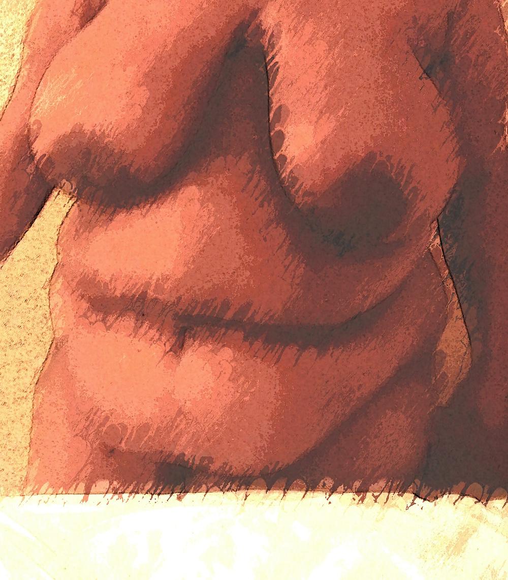 25P My bbw's titty art public