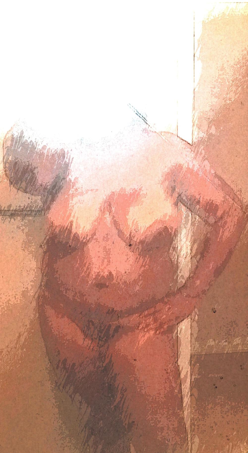 25P My bbw's titty art public