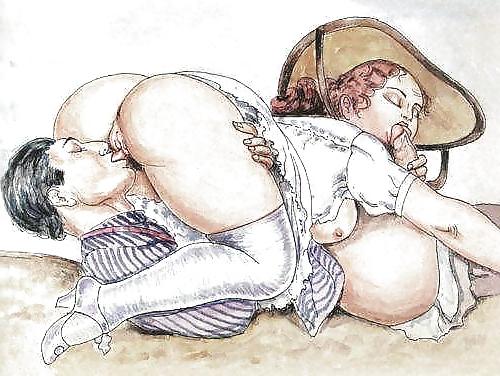 25P Chubby erotic drawings