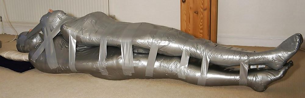 15P Bondage Slaves - Mummification. Who wants to wrap me?