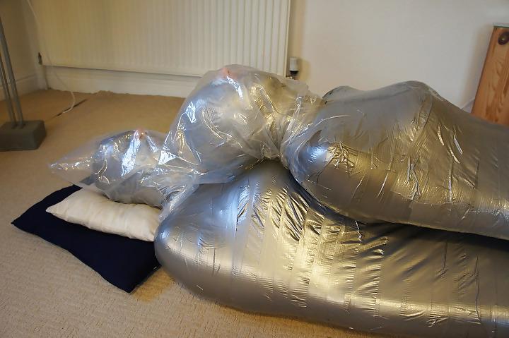 15P Bondage Slaves - Mummification. Who wants to wrap me?