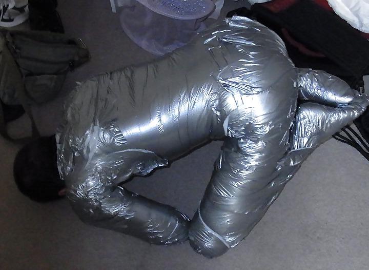 15P Bondage Slaves - Mummification. Who wants to wrap me?