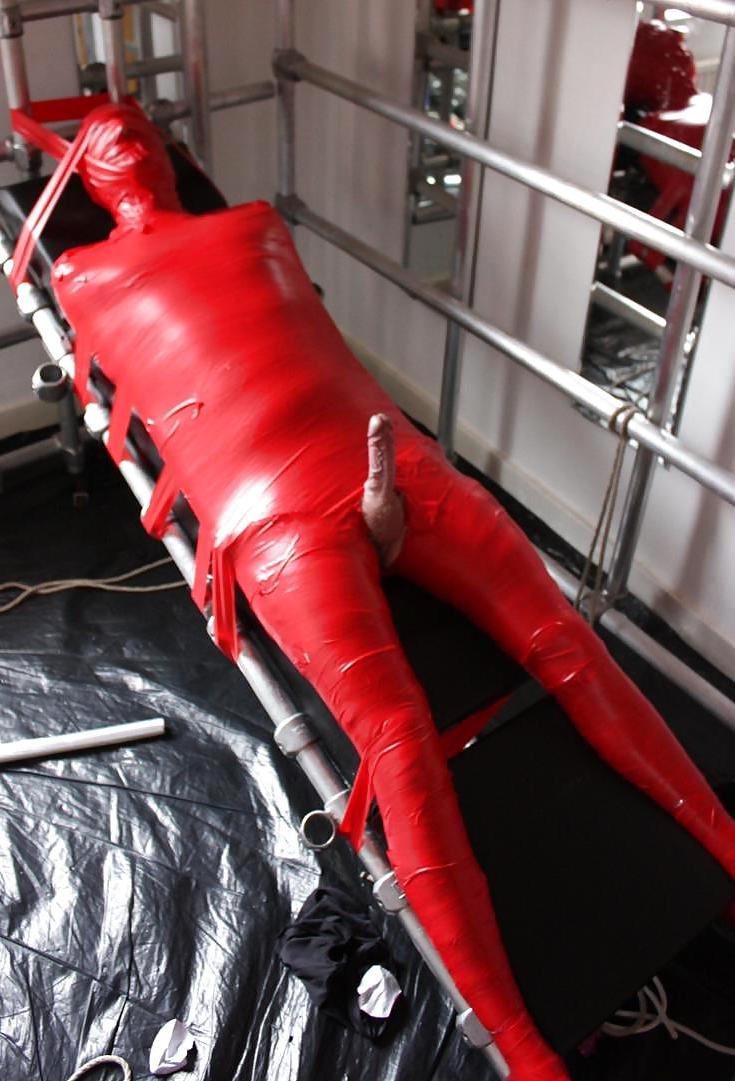 15P Bondage Slaves - Mummification. Who wants to wrap me?