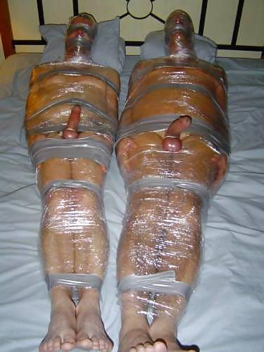 15P Bondage Slaves - Mummification. Who wants to wrap me?