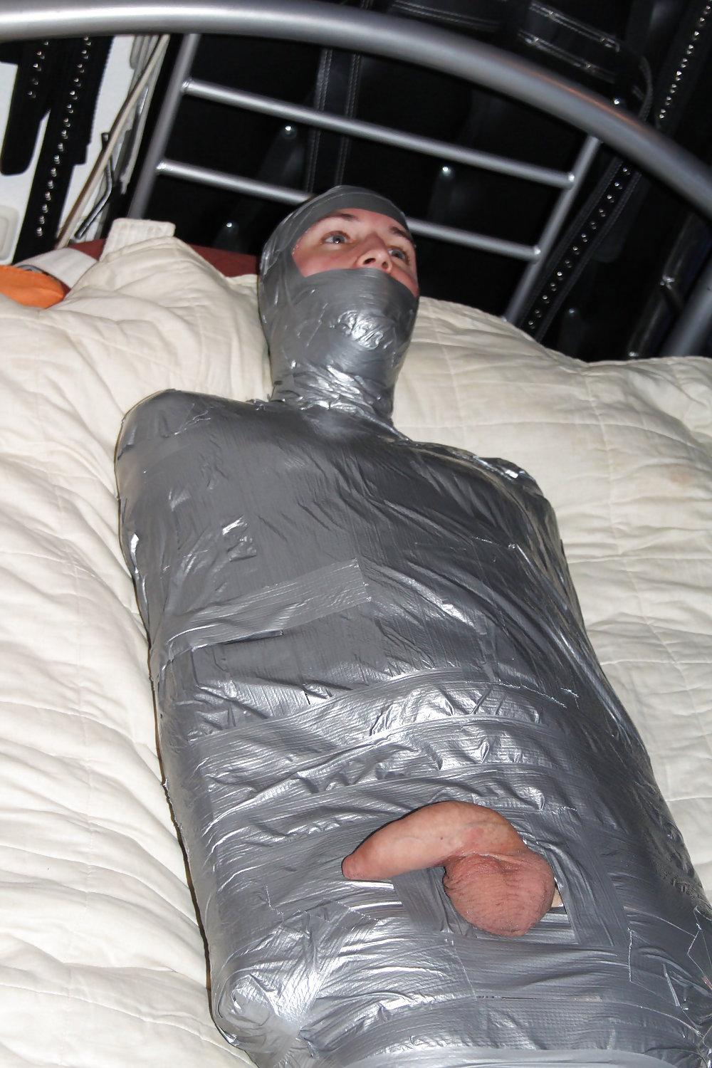 15P Bondage Slaves - Mummification. Who wants to wrap me?