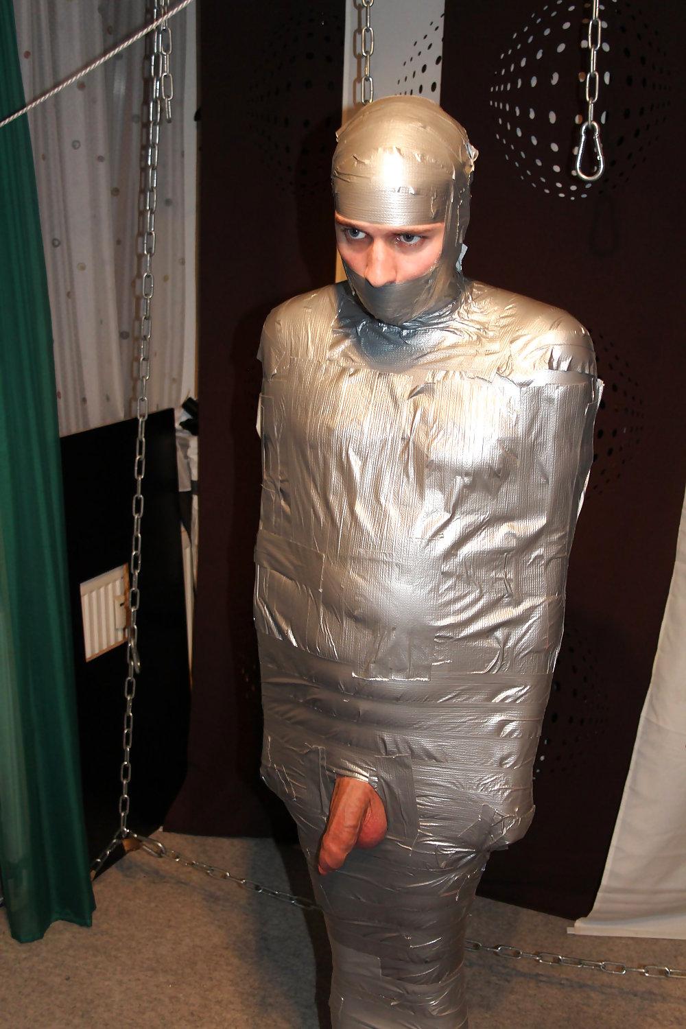 15P Bondage Slaves - Mummification. Who wants to wrap me?