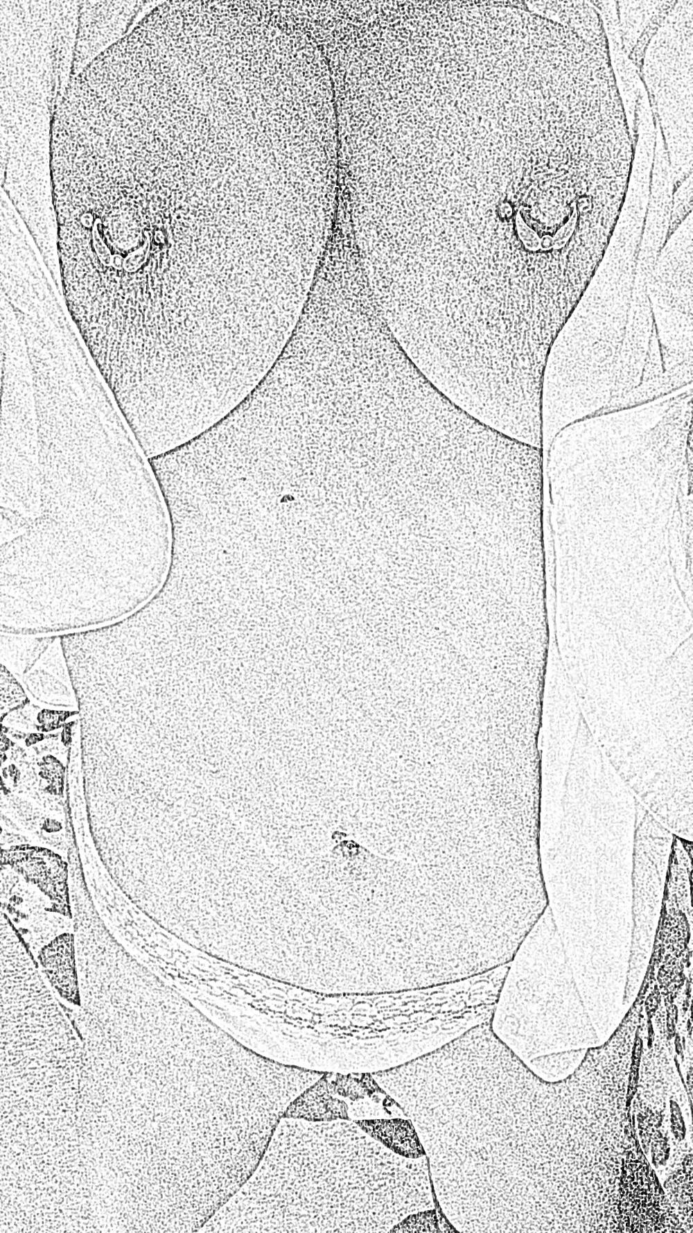8P Our Texas Milf Sketch Art