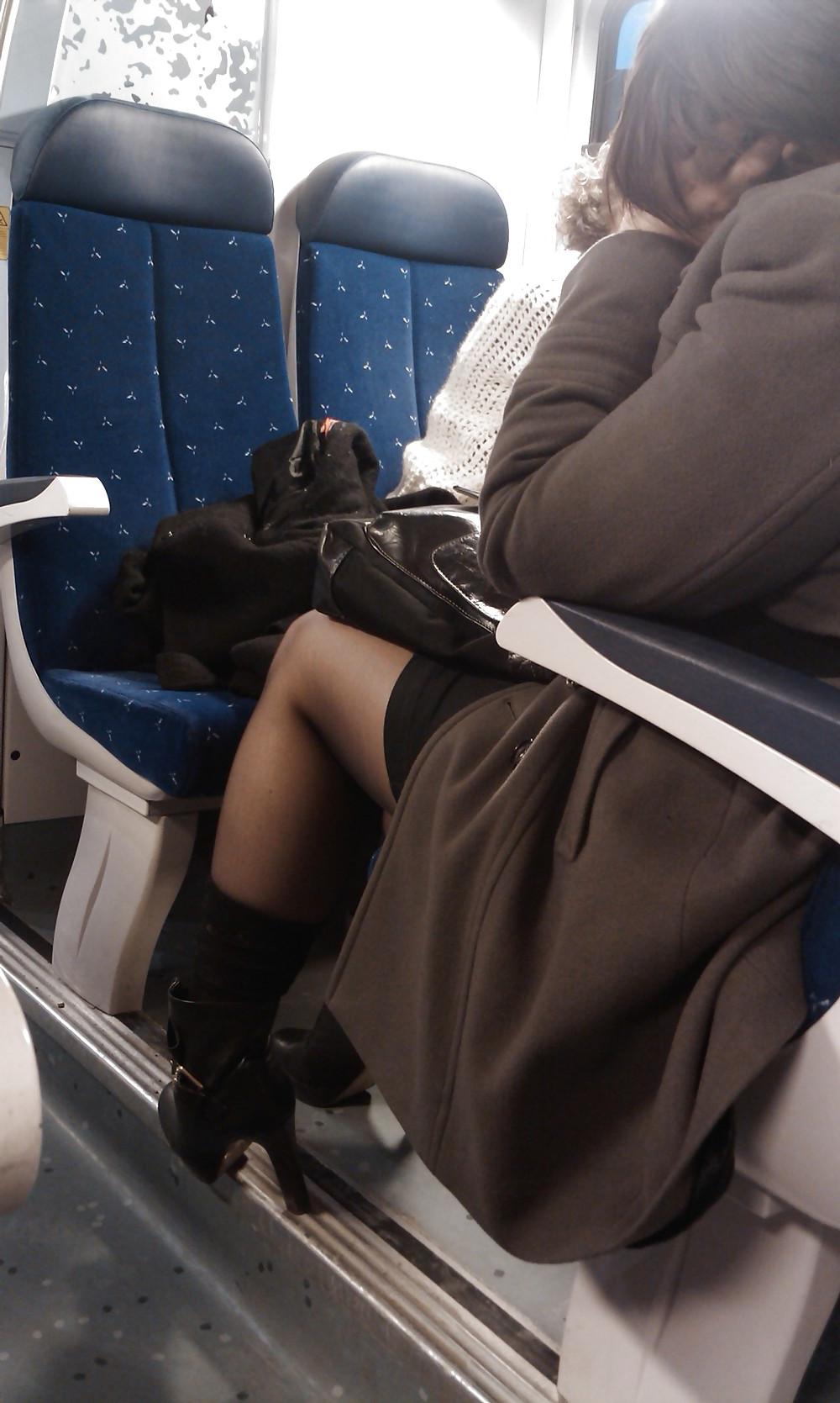 13P Candids in train and station.
