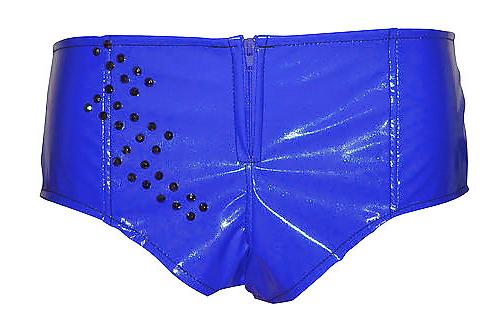 6P SEXY PVC SHORTS