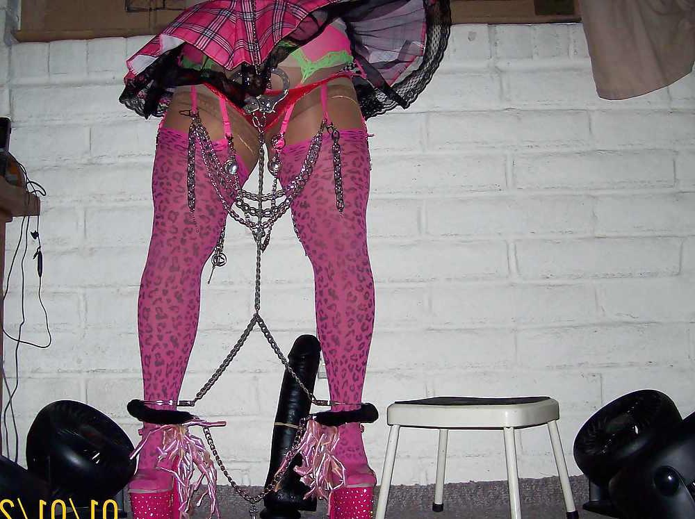 15P Tgirl BBC slut teasing Brian's BBC to a massive cum nut