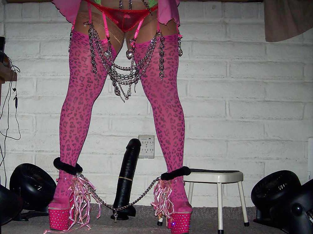 15P Tgirl BBC slut teasing Brian's BBC to a massive cum nut