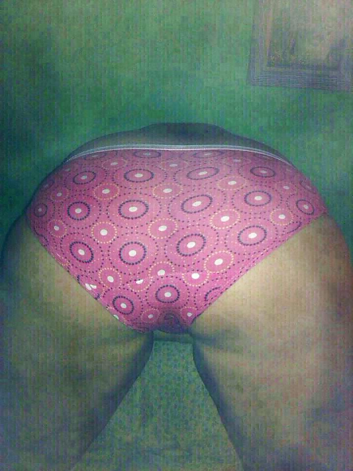 12P Tight pink fruit of the loom panties on fat ass bitch