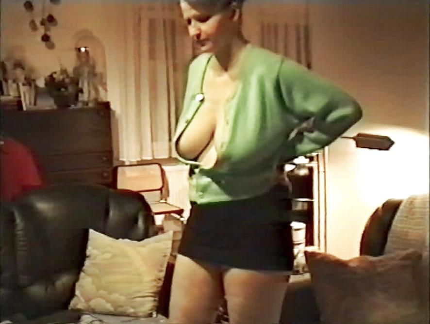 12P SAG - Dirty Hot Bitch's Braless Downblouse Hangers 01