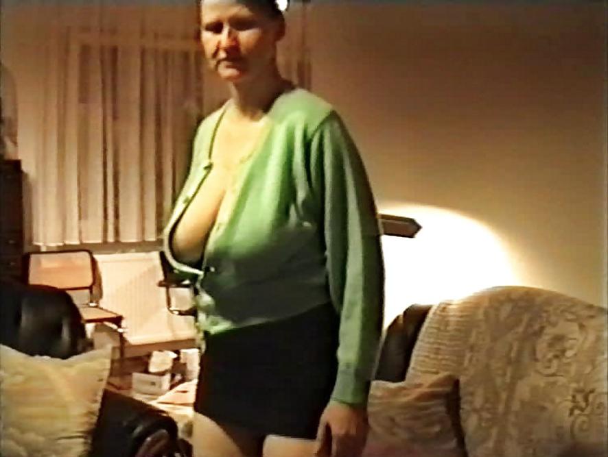 12P SAG - Dirty Hot Bitch's Braless Downblouse Hangers 01