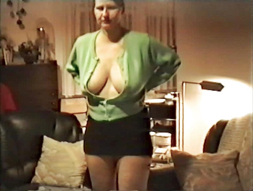 12P SAG - Dirty Hot Bitch's Braless Downblouse Hangers 01
