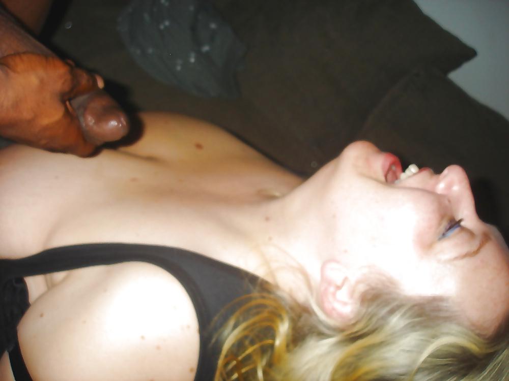 18P Big Blonde Southern Redneck Loves Big Black Cock