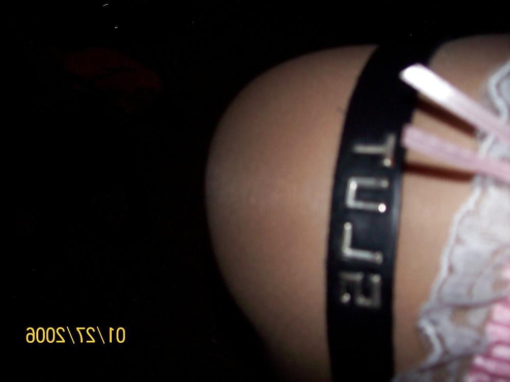 25P Tgirl Jill's kinky accessories used for BBC training.