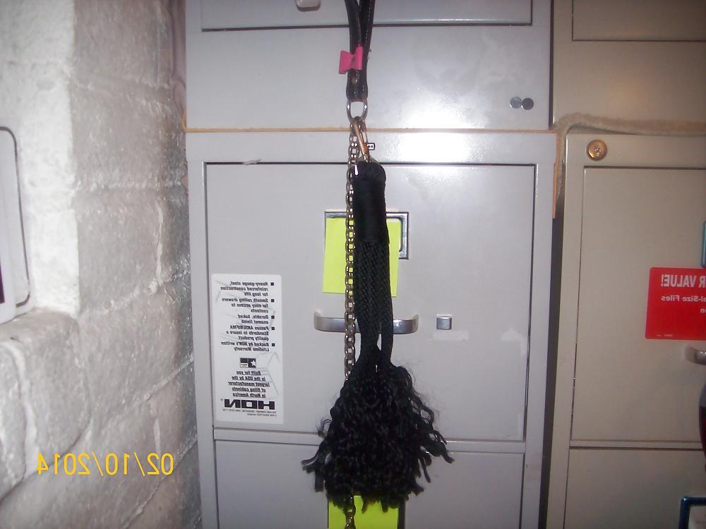 25P Tgirl Jill's kinky accessories used for BBC training.