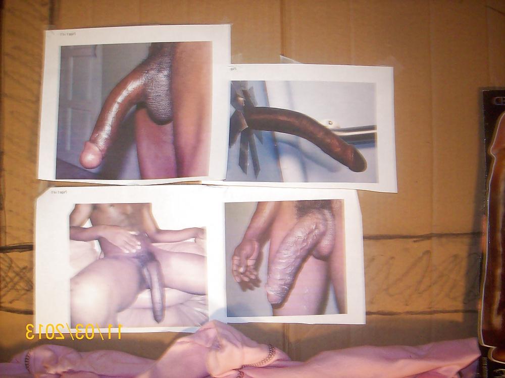 25P Tgirl Jill's kinky accessories used for BBC training.