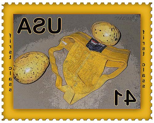 4P Jock stamps