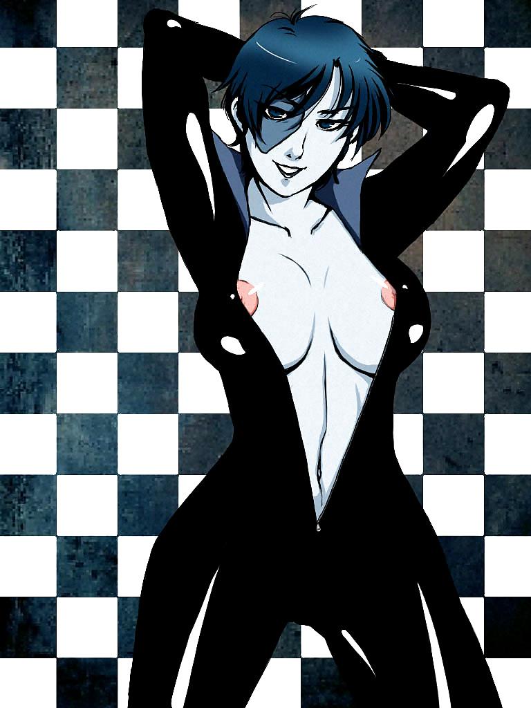 22P Big Tit Boob Art 9: Domino of the X- and X-Men