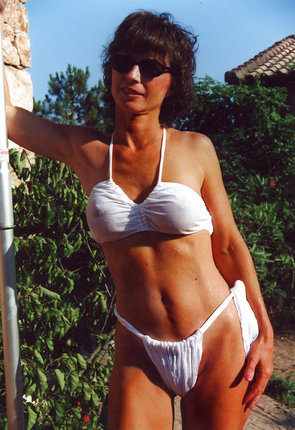 25P Mature Brigete pro swimwear model 1.