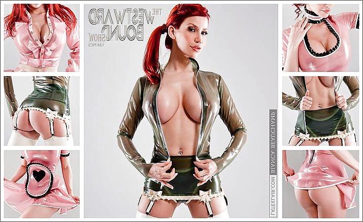 25P A goddess in flesh and latex