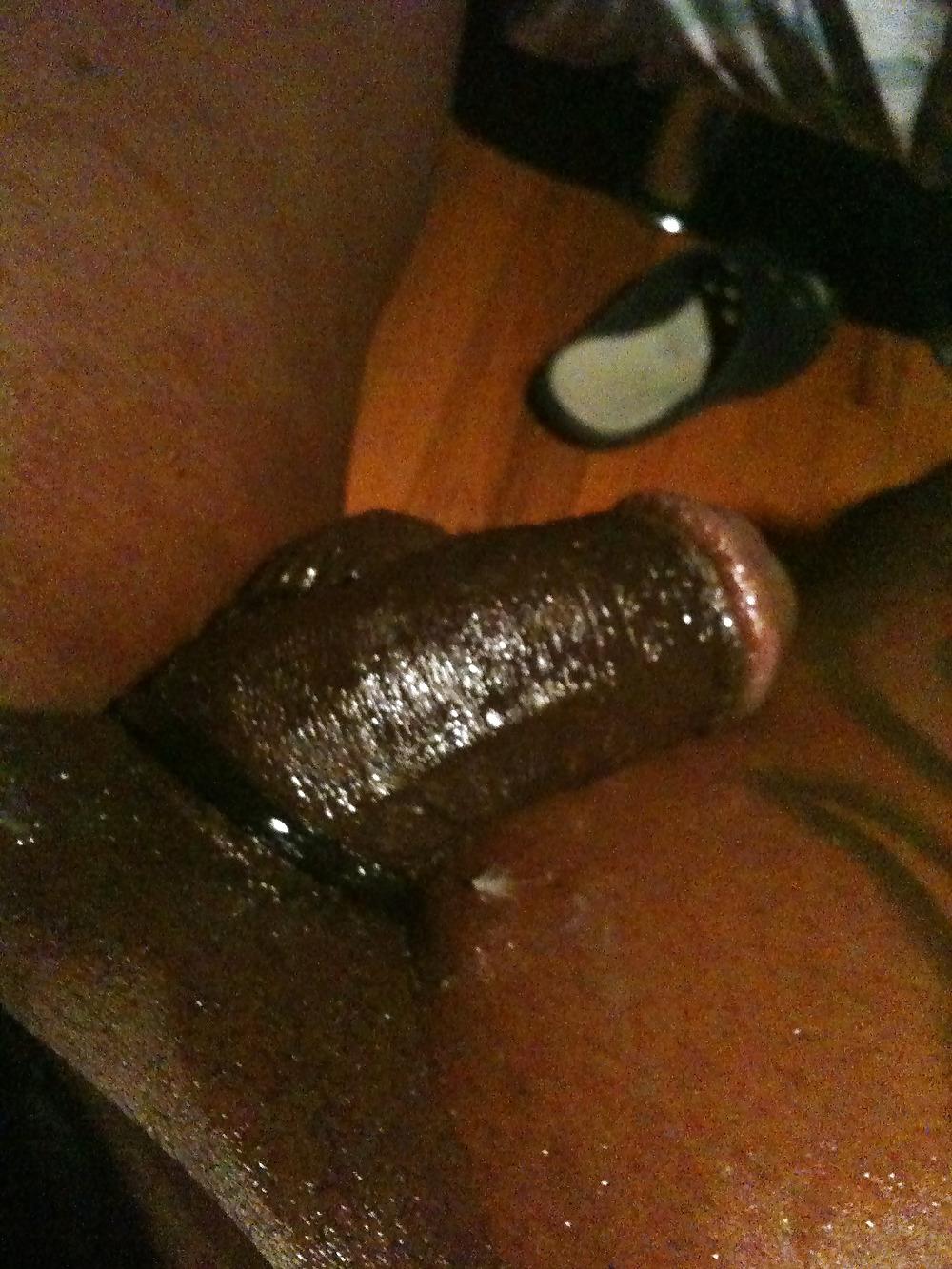 9P Making my big black cock cum