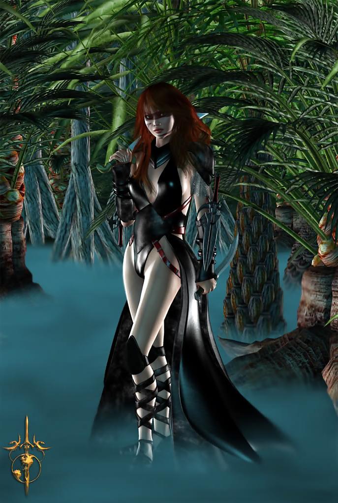 11P Virtual Art 05: Panther Girls Inspired (Gorean)