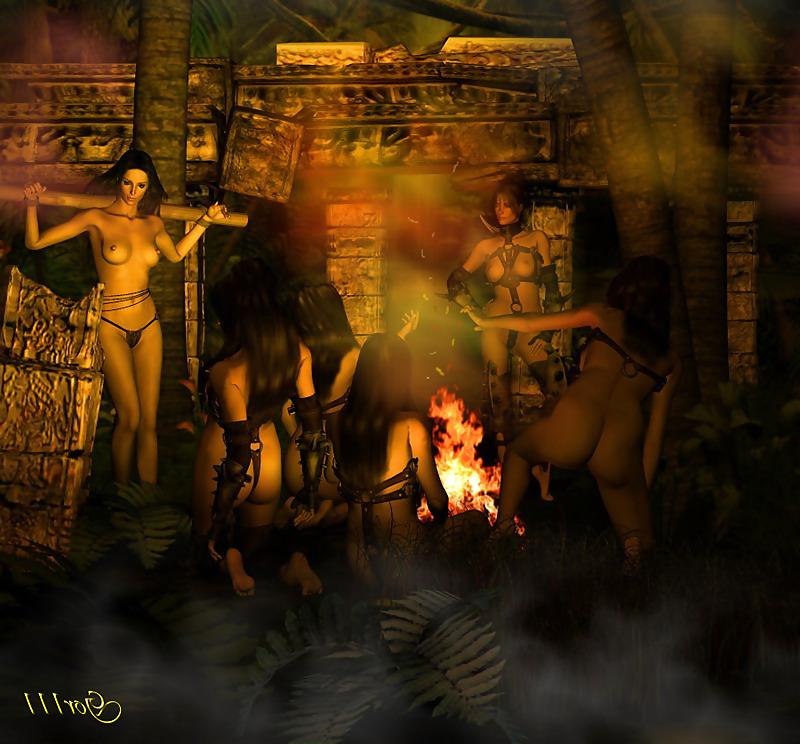11P Virtual Art 05: Panther Girls Inspired (Gorean)