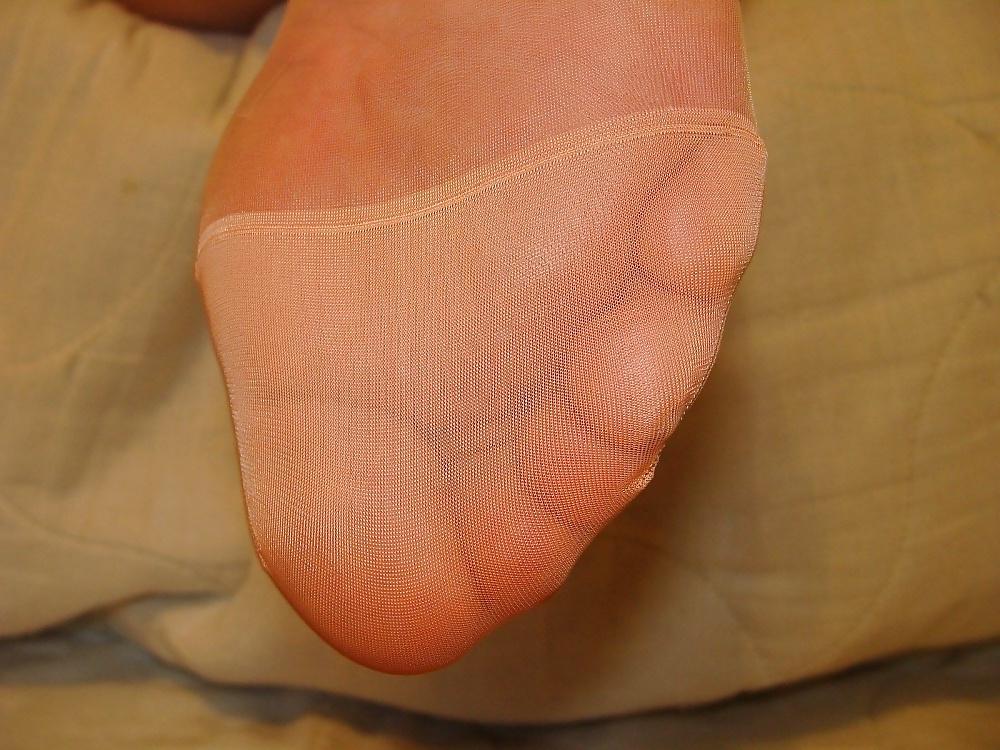 25P Feet in stockings