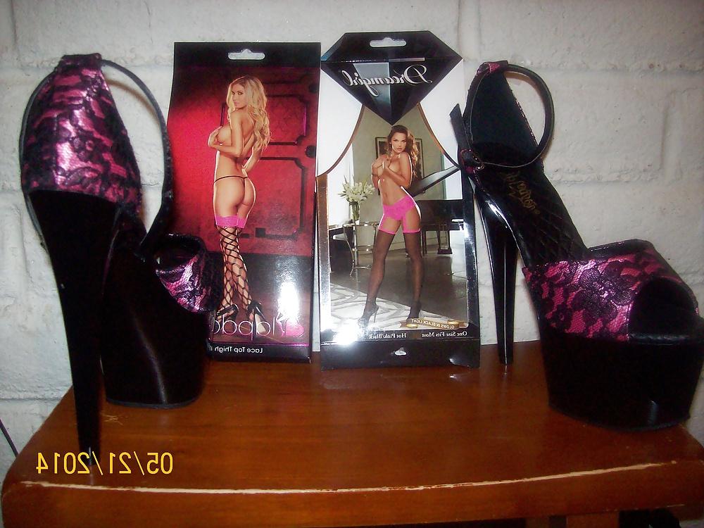 25P Platform stiletto heels to tease and get fucked by BBCs in.