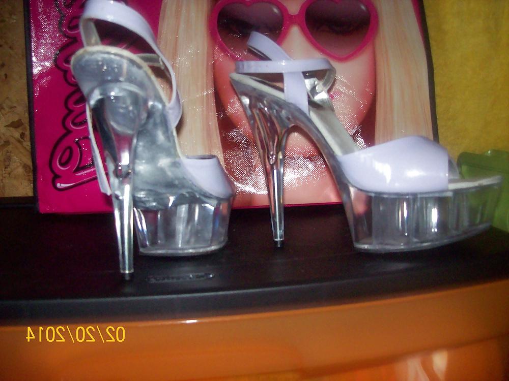 25P Platform stiletto heels to tease and get fucked by BBCs in.