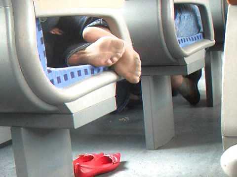 16P Candid Pantyhose Nylon Feet