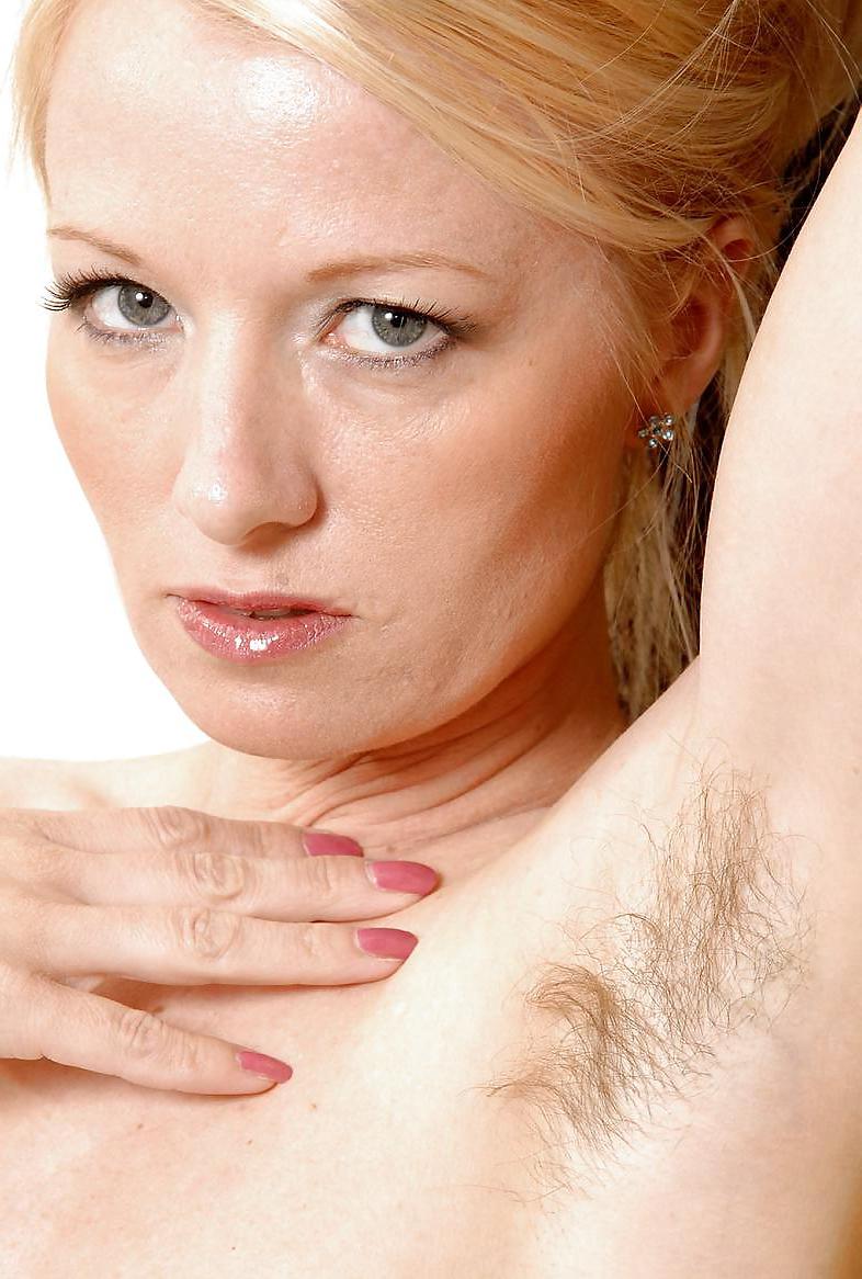 25P Unshaven female armpits 1