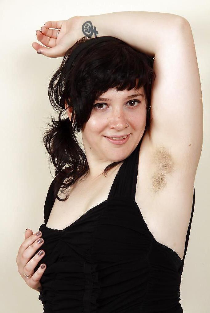 25P Unshaven female armpits 1