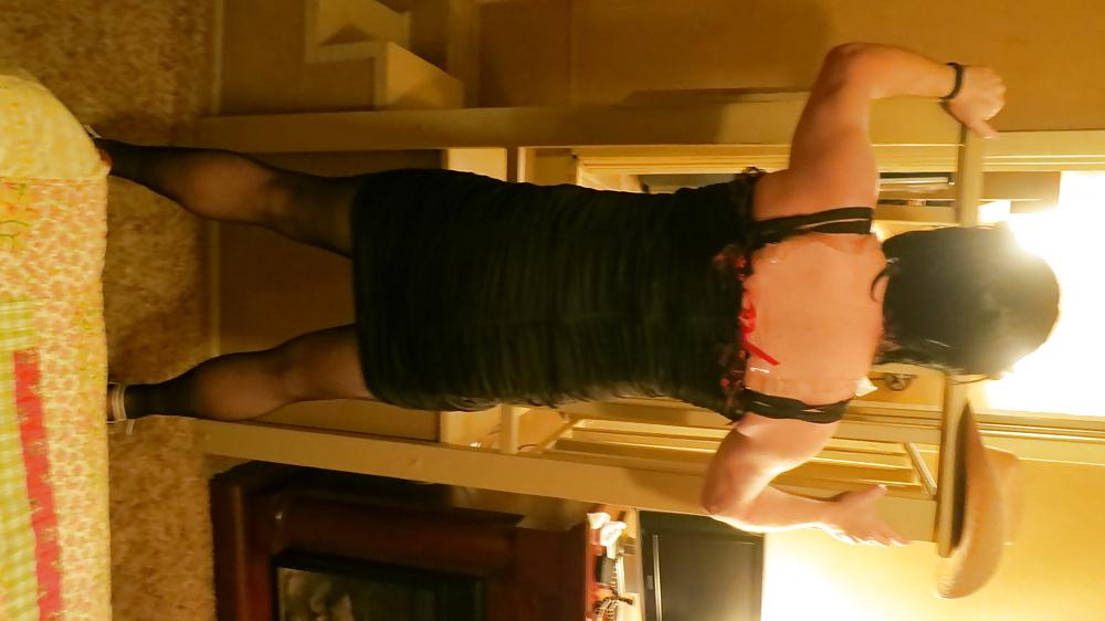 11P Sissy bitch and mistress with huge strap on 