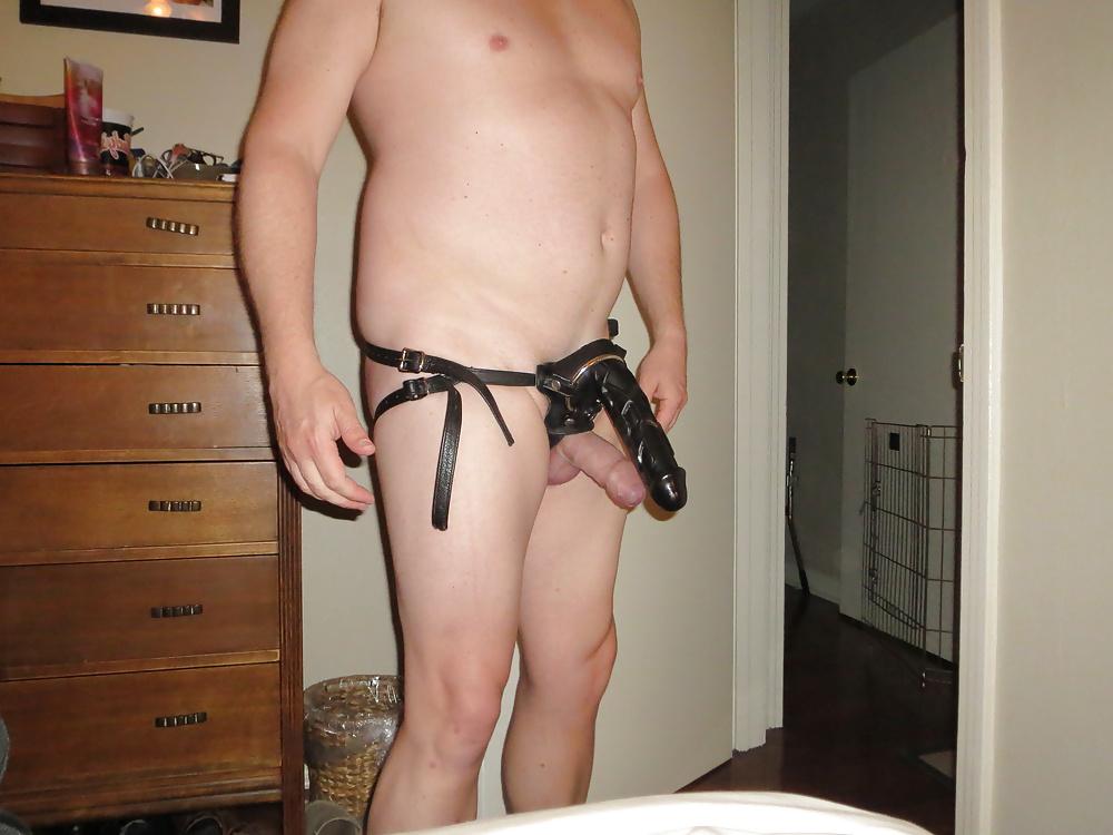 11P Sissy bitch and mistress with huge strap on 