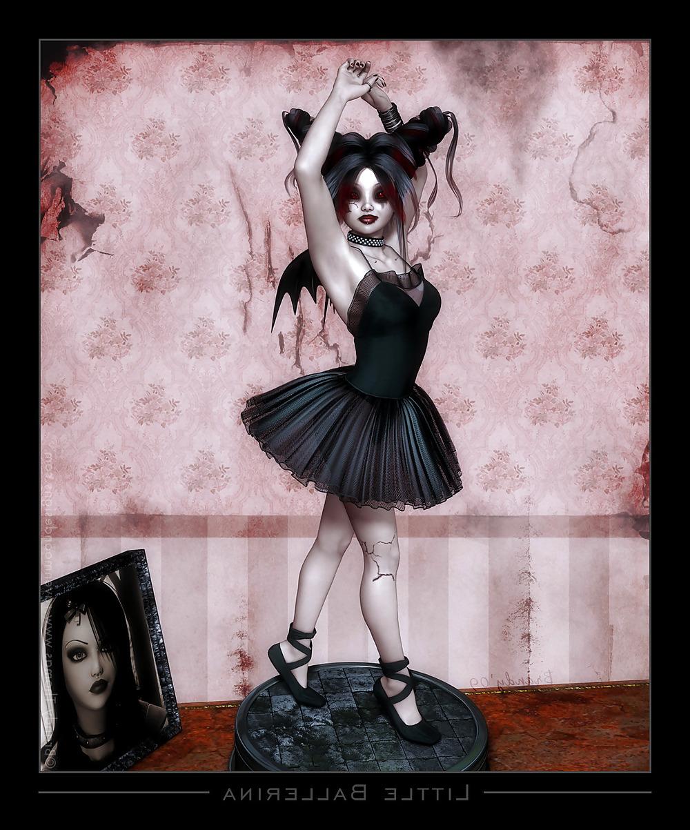 12P Virtual Art 07: Gothic Ballerinas