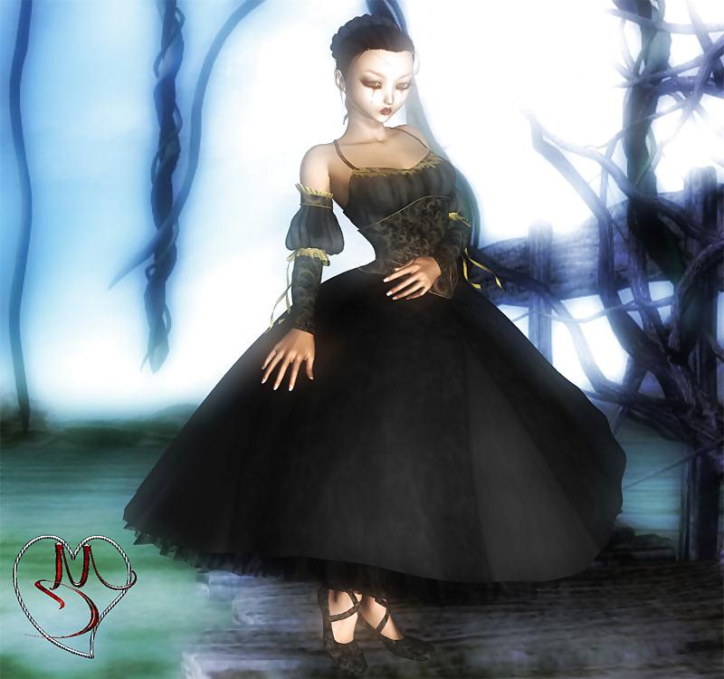 12P Virtual Art 07: Gothic Ballerinas